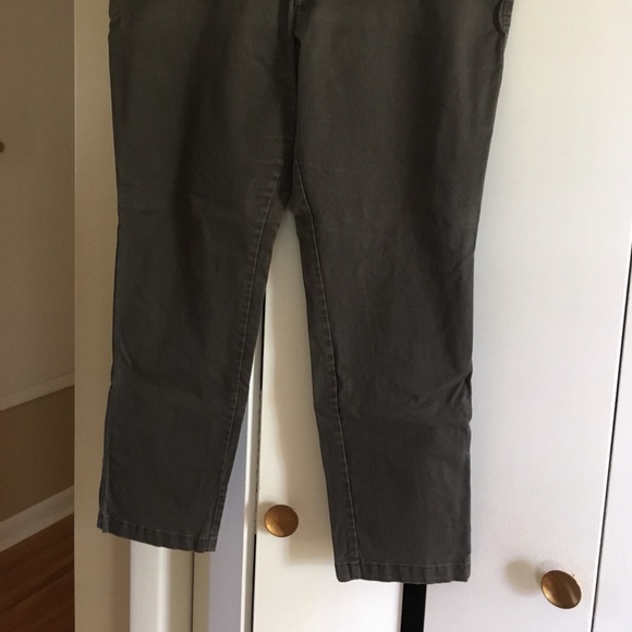 charcoal EDDIE BAUER chino pant US 18 plus size - Picture 2 of 9